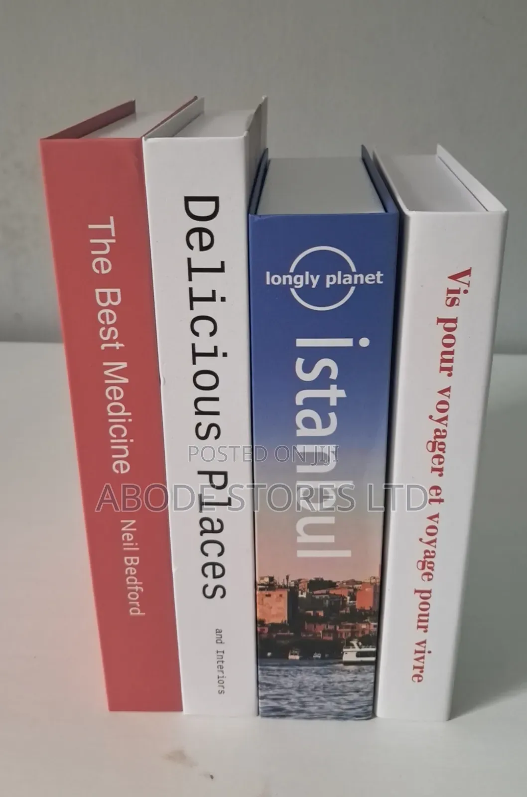 4 in 1 Colourful Faux Book Decor Set