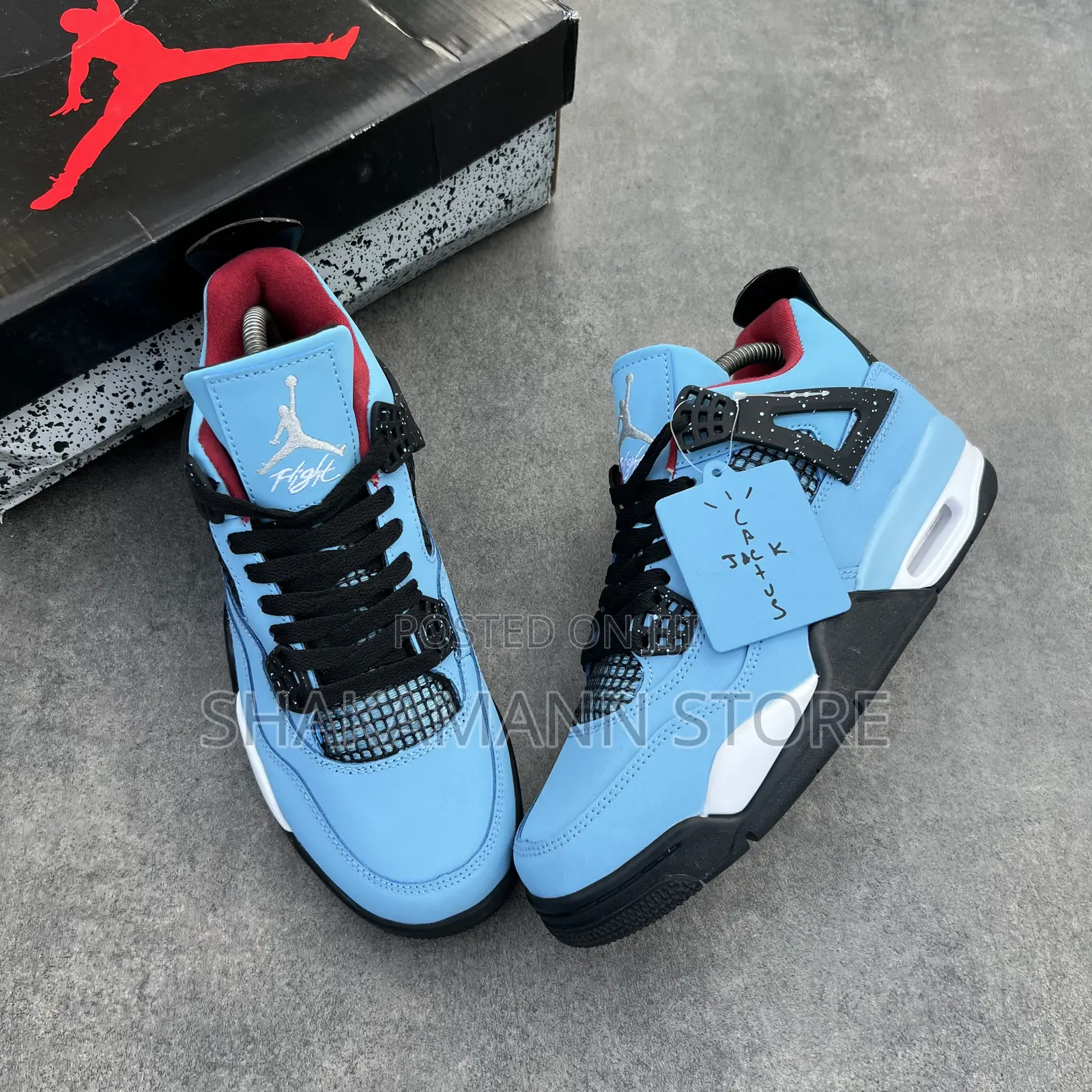 Air Jordan 4 Travis Scott Blue Cactus Jack