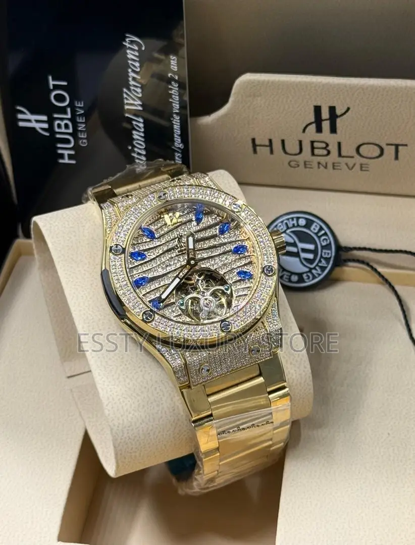 Automatic Mechanical Hublot Classic Fusion-Style Tourbillon Watch