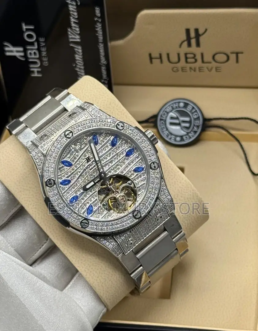 Automatic Mechanical Hublot Classic Fusion-Style Tourbillon Watch