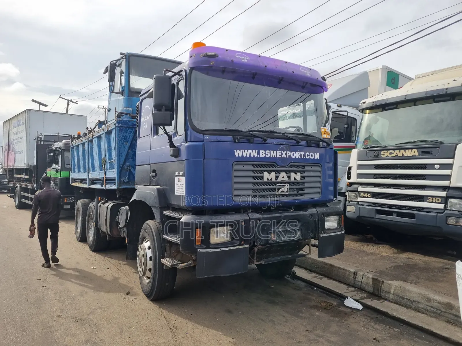 German Man Diesel Tipper 6×4