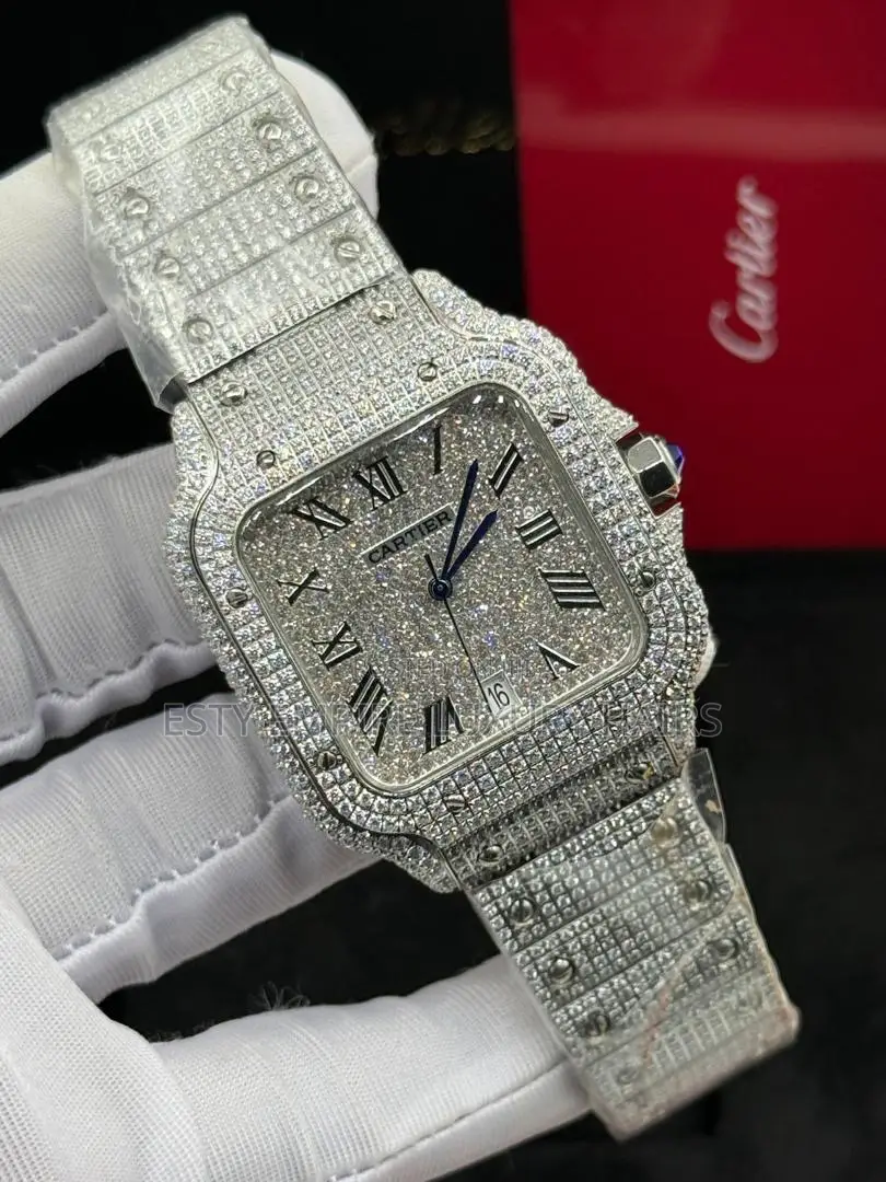 High Quality Luxury Cartier Ice Chain Wristwatches