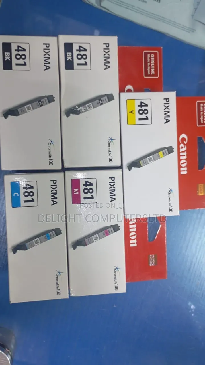 Canon 480 Black/481 Ink Black Cartridge Magenta,Cyan Yellow