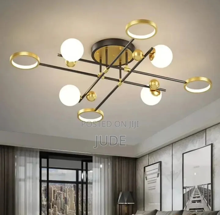Starburst Cone Led Chandelier Nordic