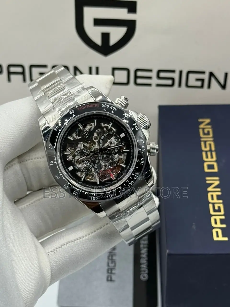 Automatic Quality Luxury Pagani Design Chain Wristwatches