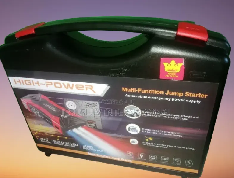 3 in 1 Car Jump Starter Air Compressor - 12v for Large Small Car