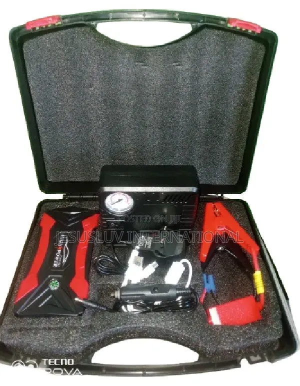 Powerful Jump Starter Air Tyre Pump 99800mah for Vehicles