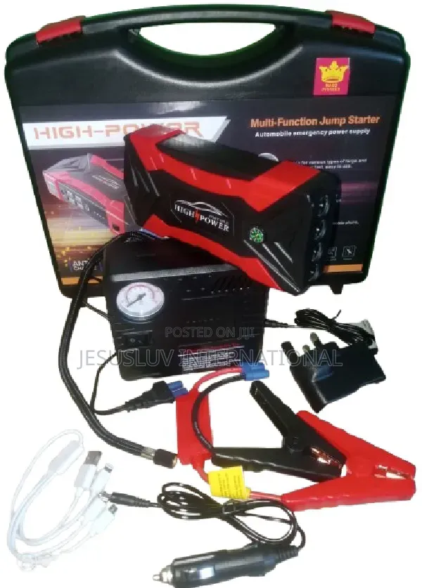Powerful Jump Starter Air Tyre Pump 99800mah for Vehicles