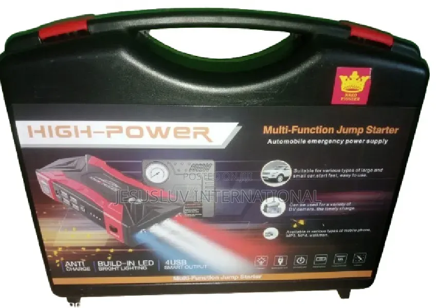 Powerful Jump Starter Air Tyre Pump 99800mah for Vehicles