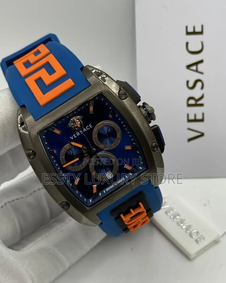 High Quality Luxury Veserace Rubber Wristwatch