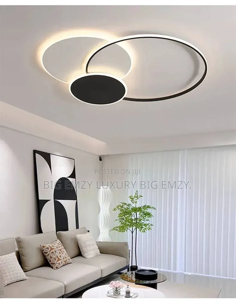 Modern 3 Ring Led Ceiling Flush Mount Lights.