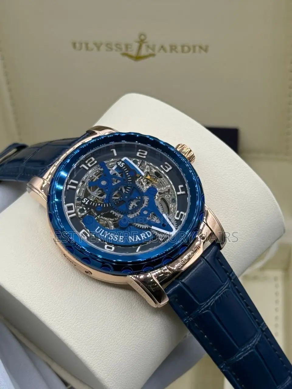 High Quality Luxury Ulysse Leather Wristwatch