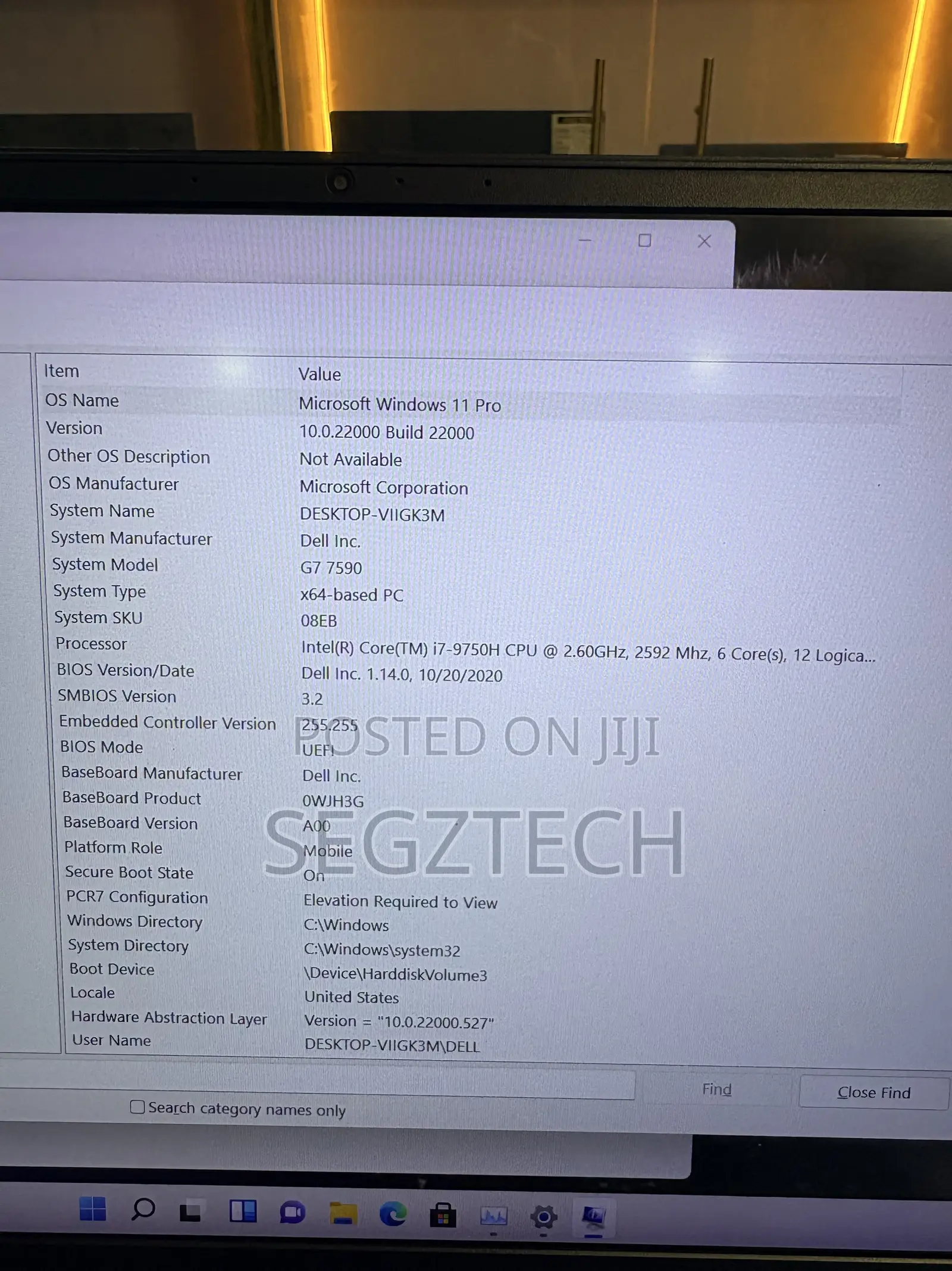 Laptop Dell G7 15 7590 16GB Intel Core i7 HDD+SSD 1.5T