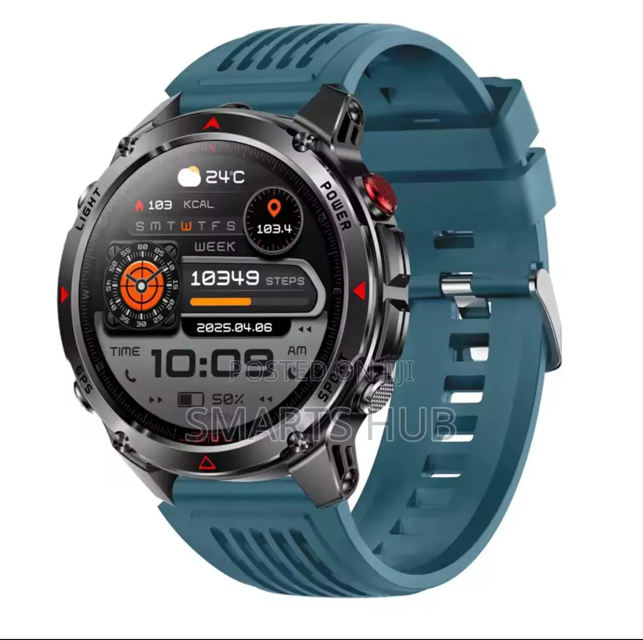 Ht37 Military Smart Watch Built-in GPS Positioning Compass