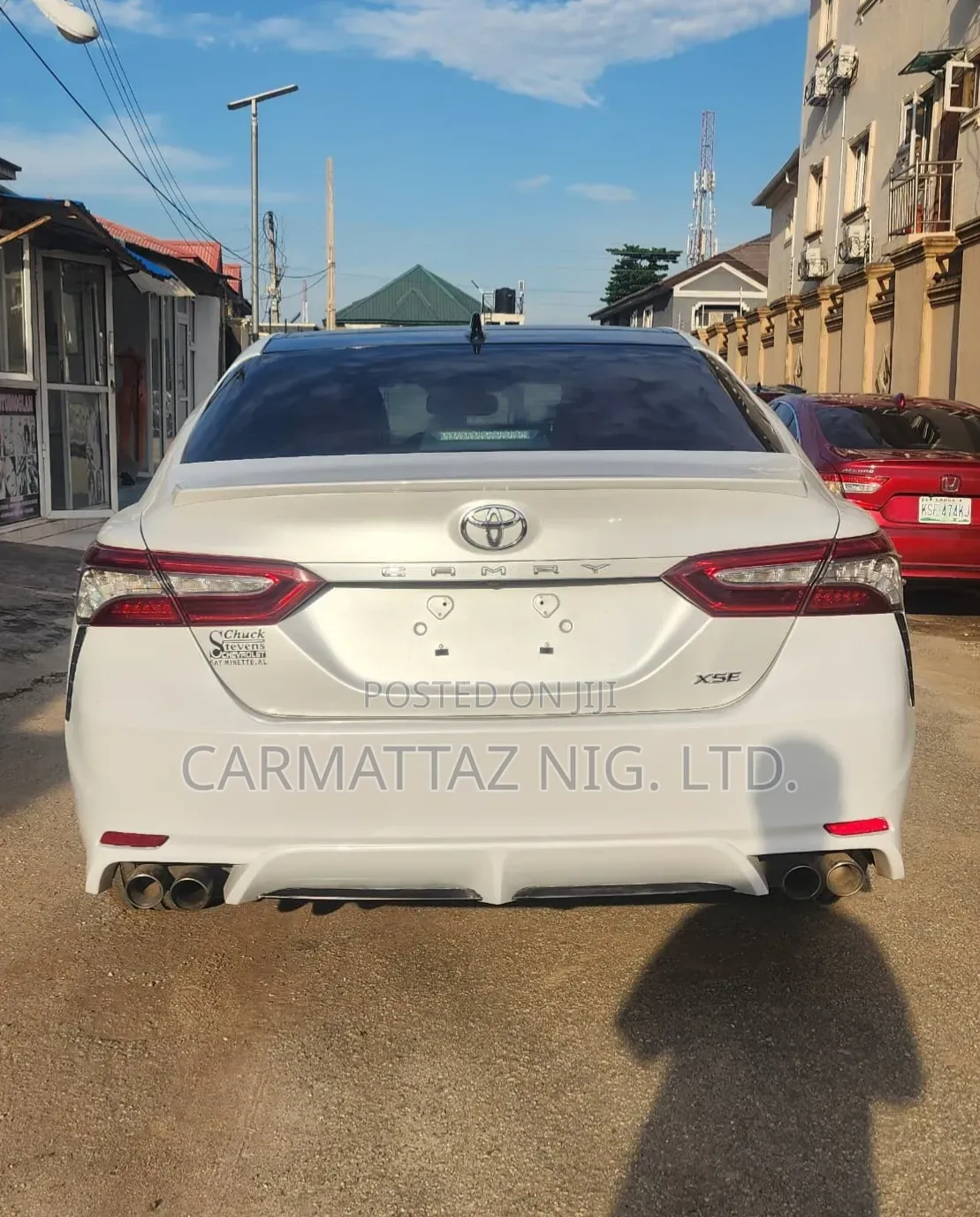 Toyota Camry XSE (2.5L 4cyl 8A) 2019 White