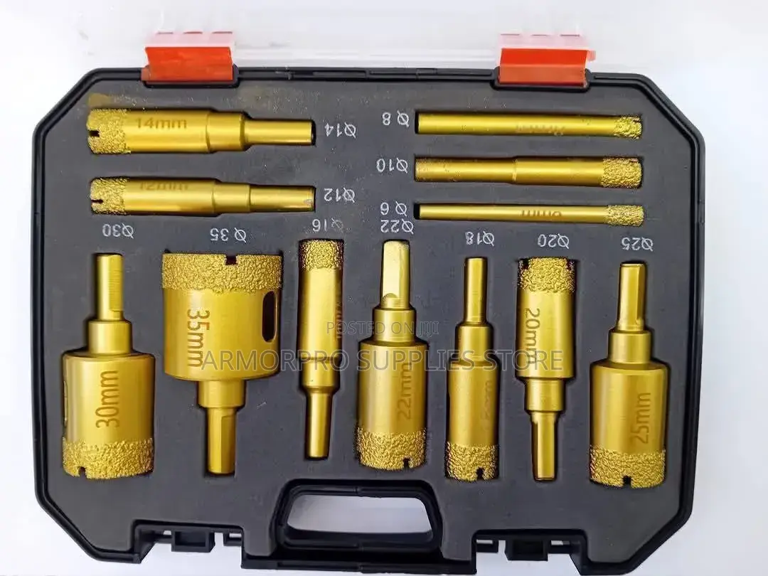Deltex Diamond Hole Saw Drill Bit Set
