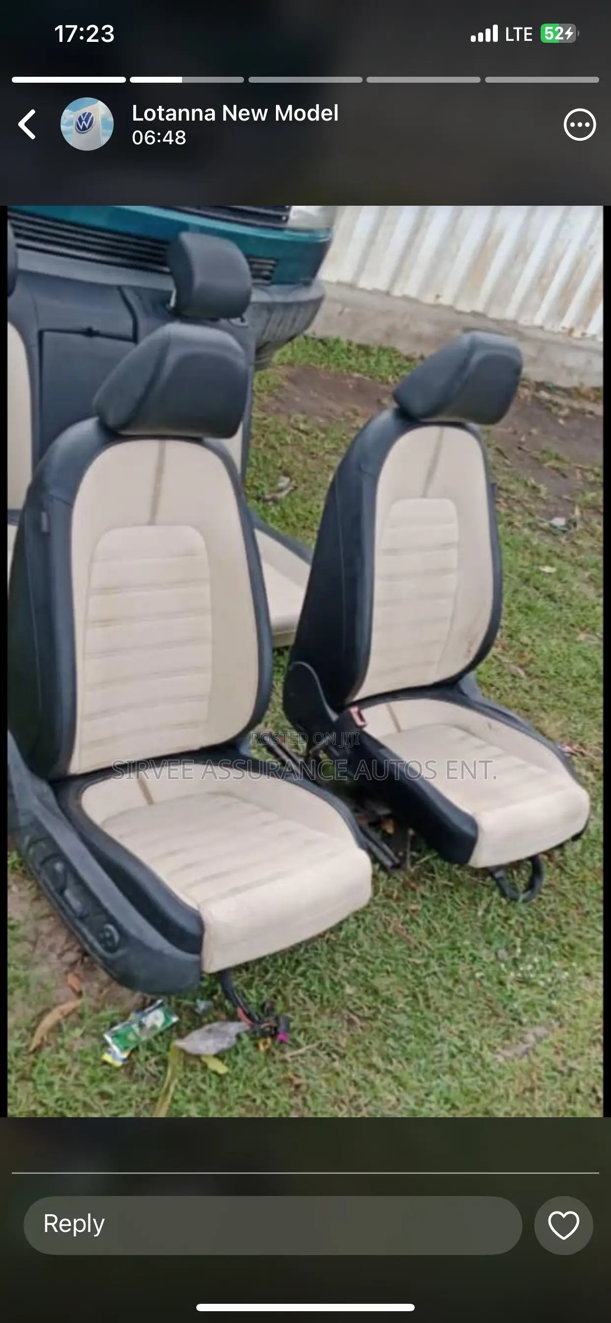 Front Leather Seats Passat Cc