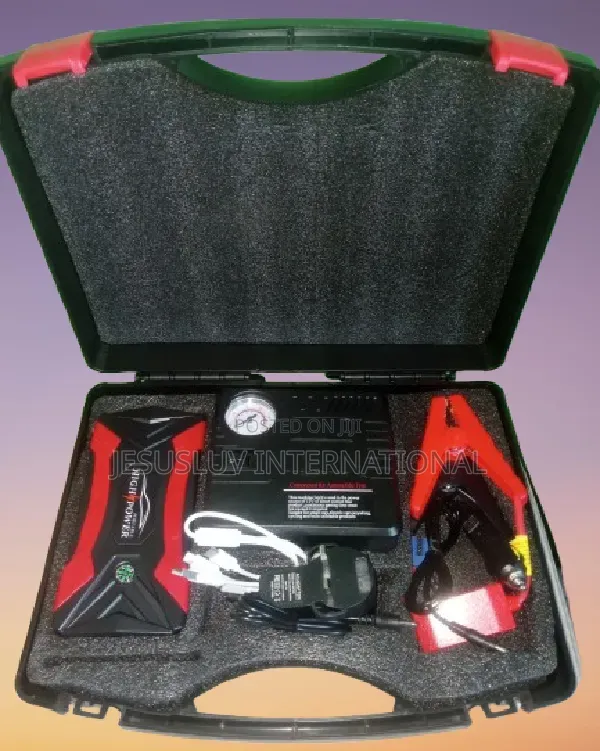 Vehicle Jump Starter 99,800mah ,12v Tyre Pump 4 Usb for Charging