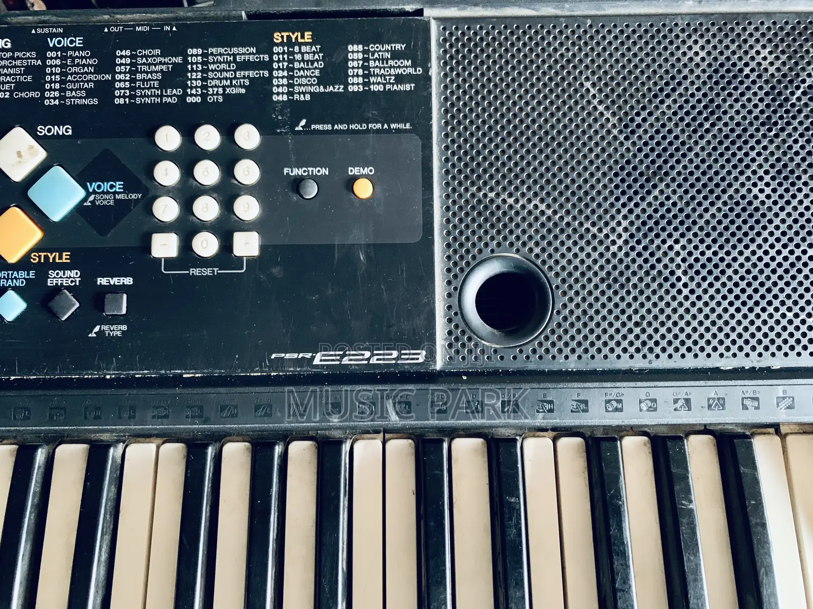 Yamaha PSR-E223 Keyboard | Lagos | Uk-Used, Tested 100%