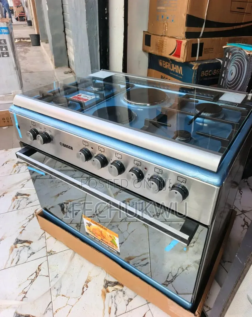 Original Bosch 90cm Premium Quality Luxury 4+2 Standing Gas Electric
