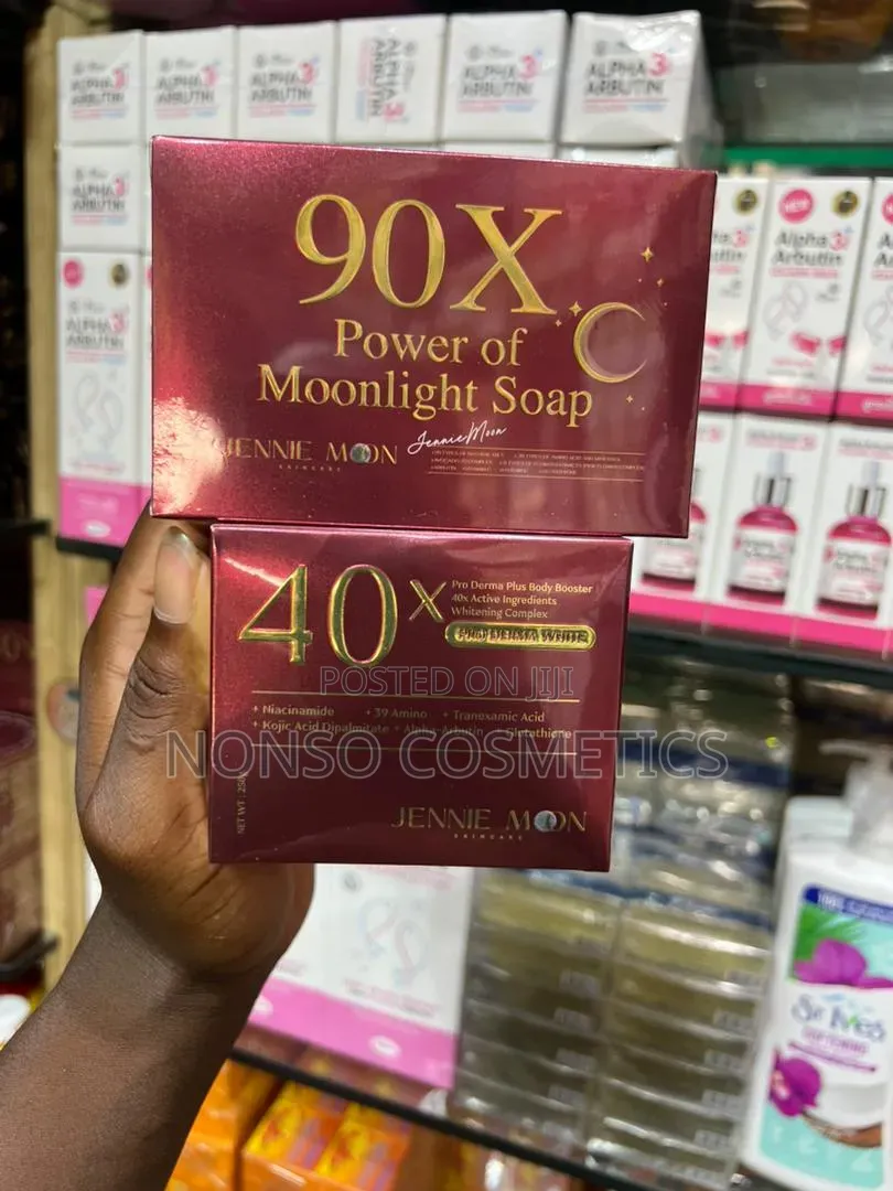90x Moonlight Tablet Soap And Body Booster Cream