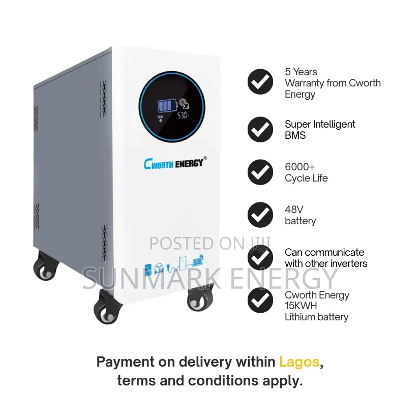 Cworth 15kwh Lithium Battery