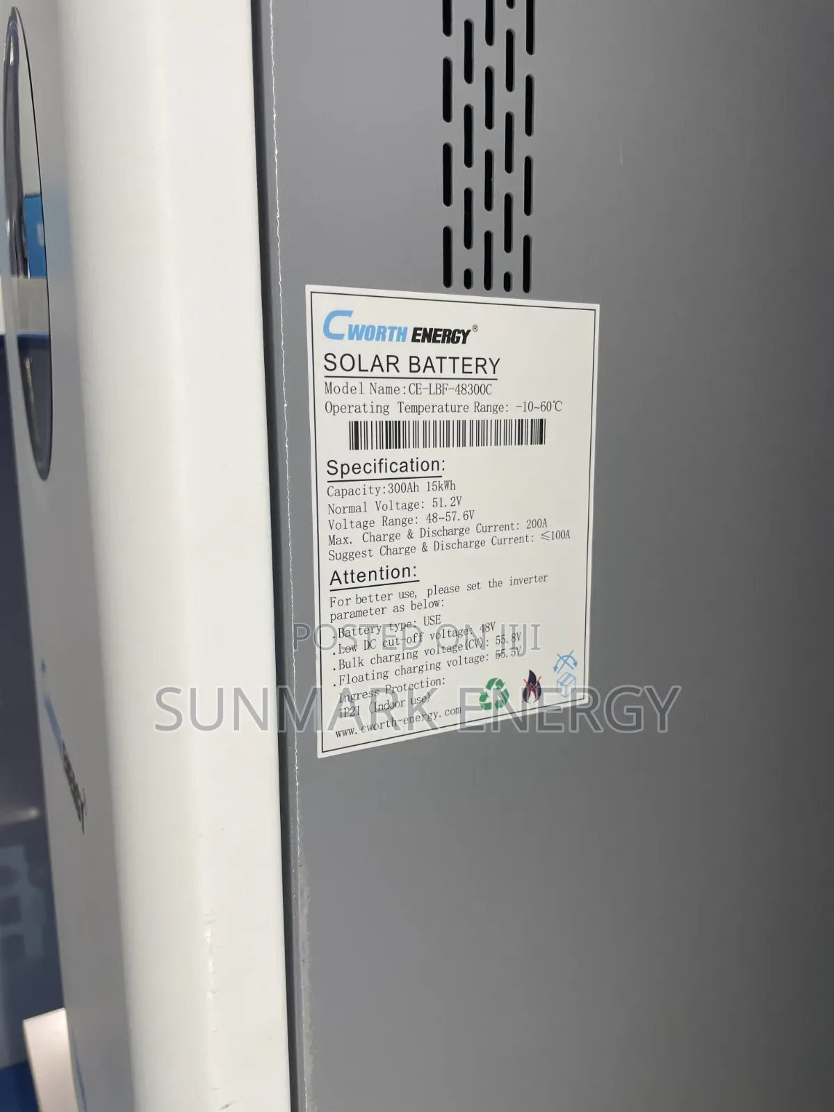 Cworth 15kwh Lithium Battery