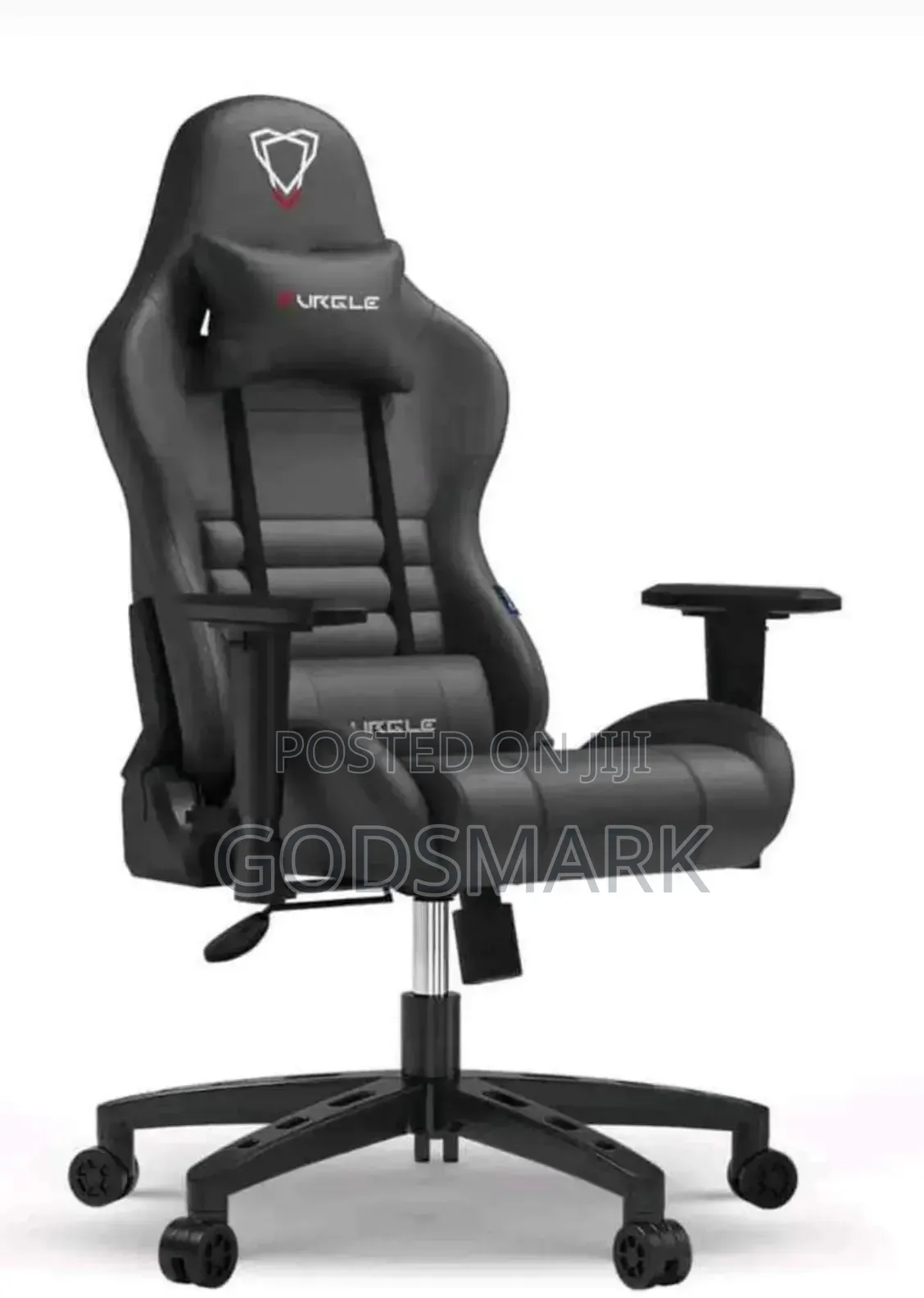 Adjustable Gaming Chair With Headrest And Footrest.
