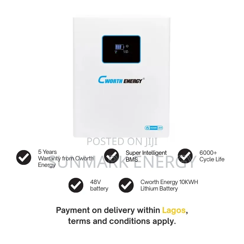 Cworth 10kwh Lithium Battery