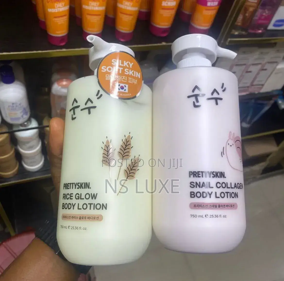 Pretty Skin Rice Glow Body Lotion