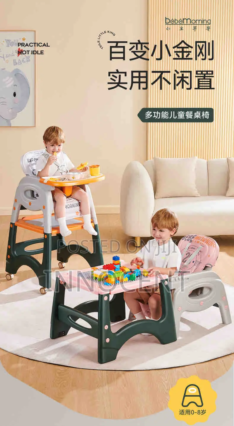 Kids 2in1 High Chair and Table