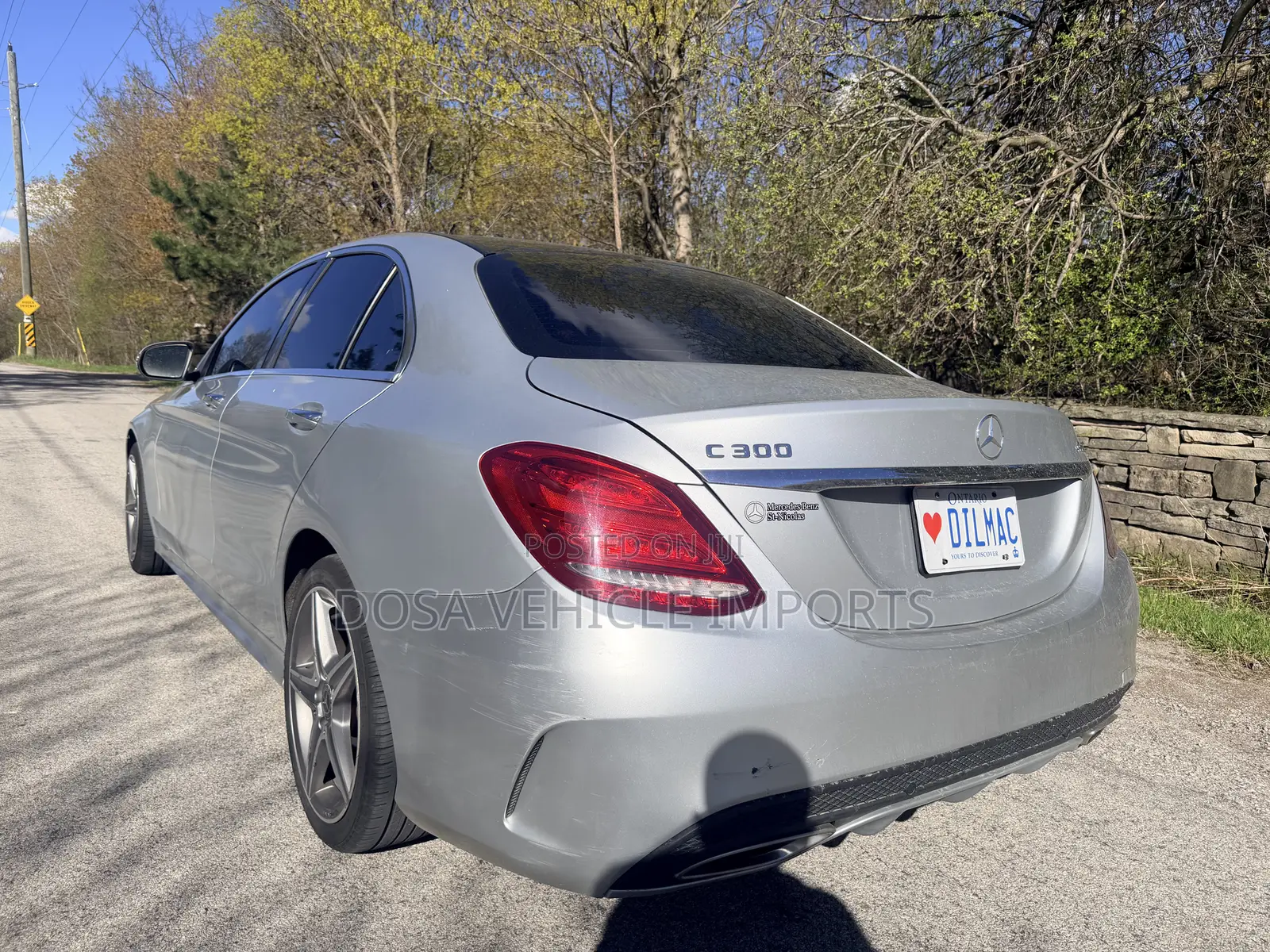 Mercedes-Benz C300 Base C300 AWD 4MATIC Sedan 2018 Silver