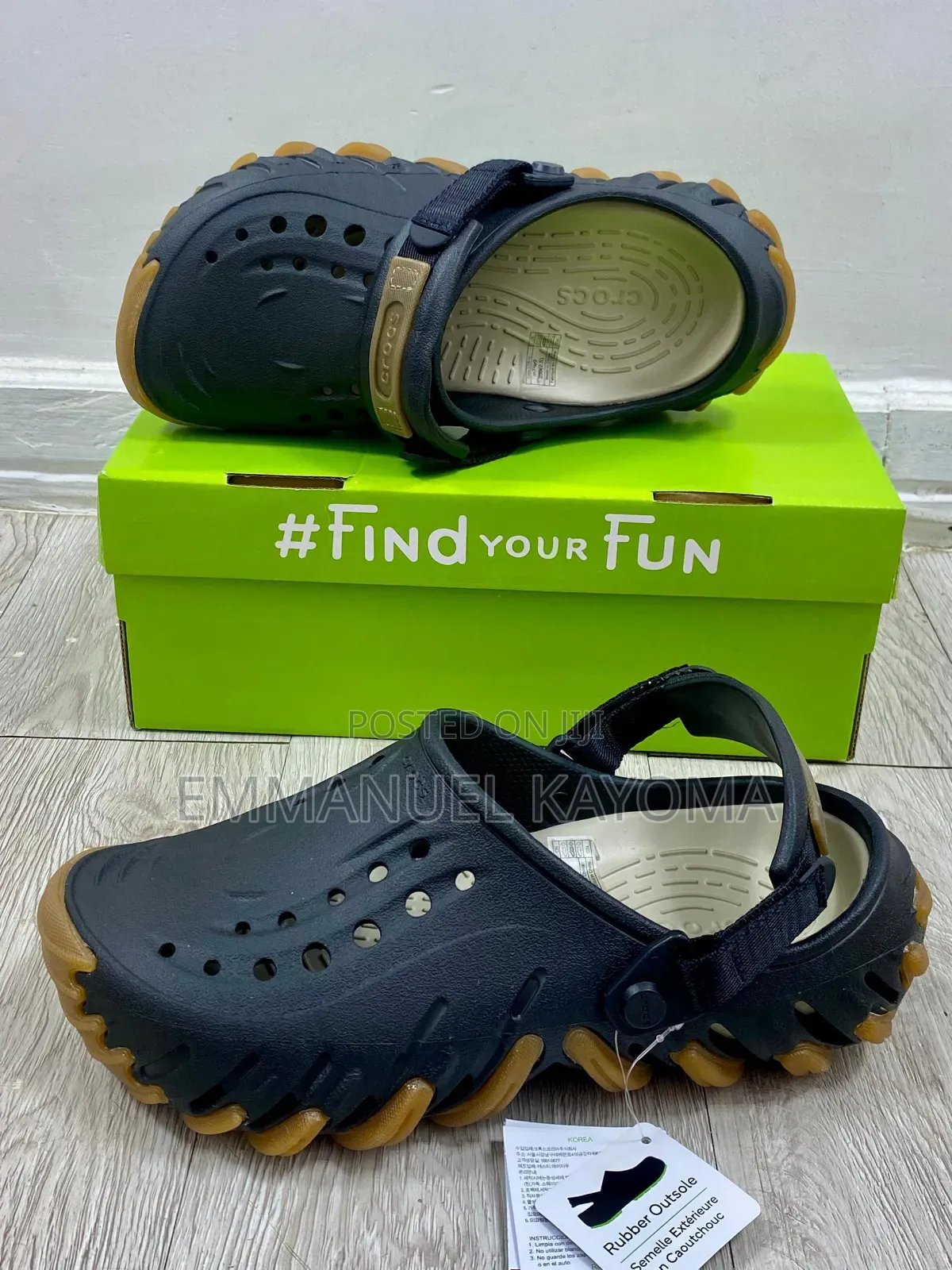 Echo Icy Ro Clog (Black)