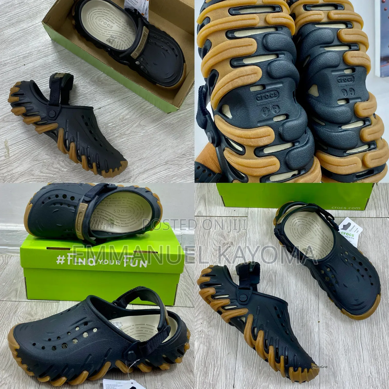 Echo Icy Ro Clog (Black)