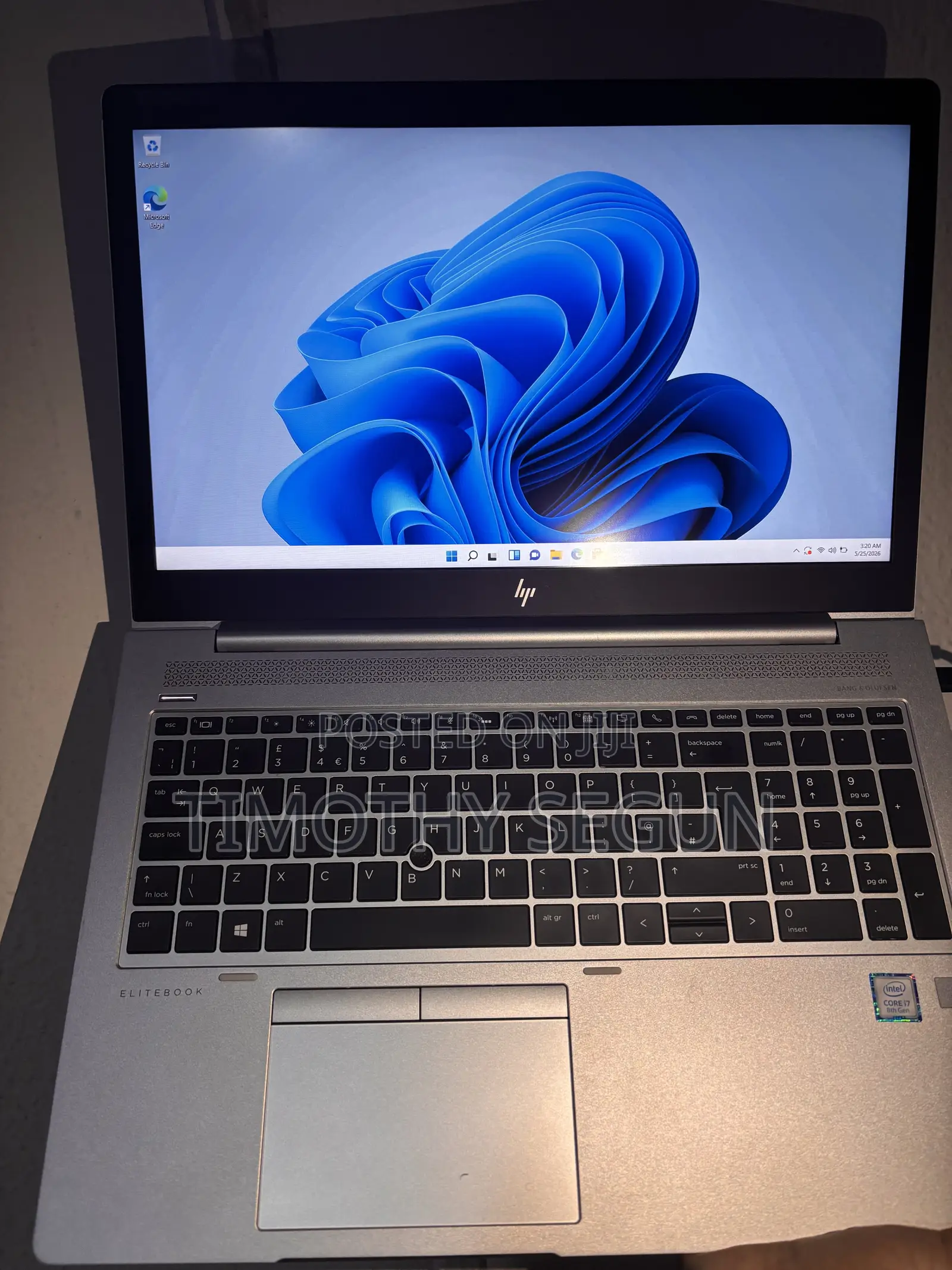 Laptop HP EliteBook 850 G5 8GB Intel Core i7 SSD 256GB