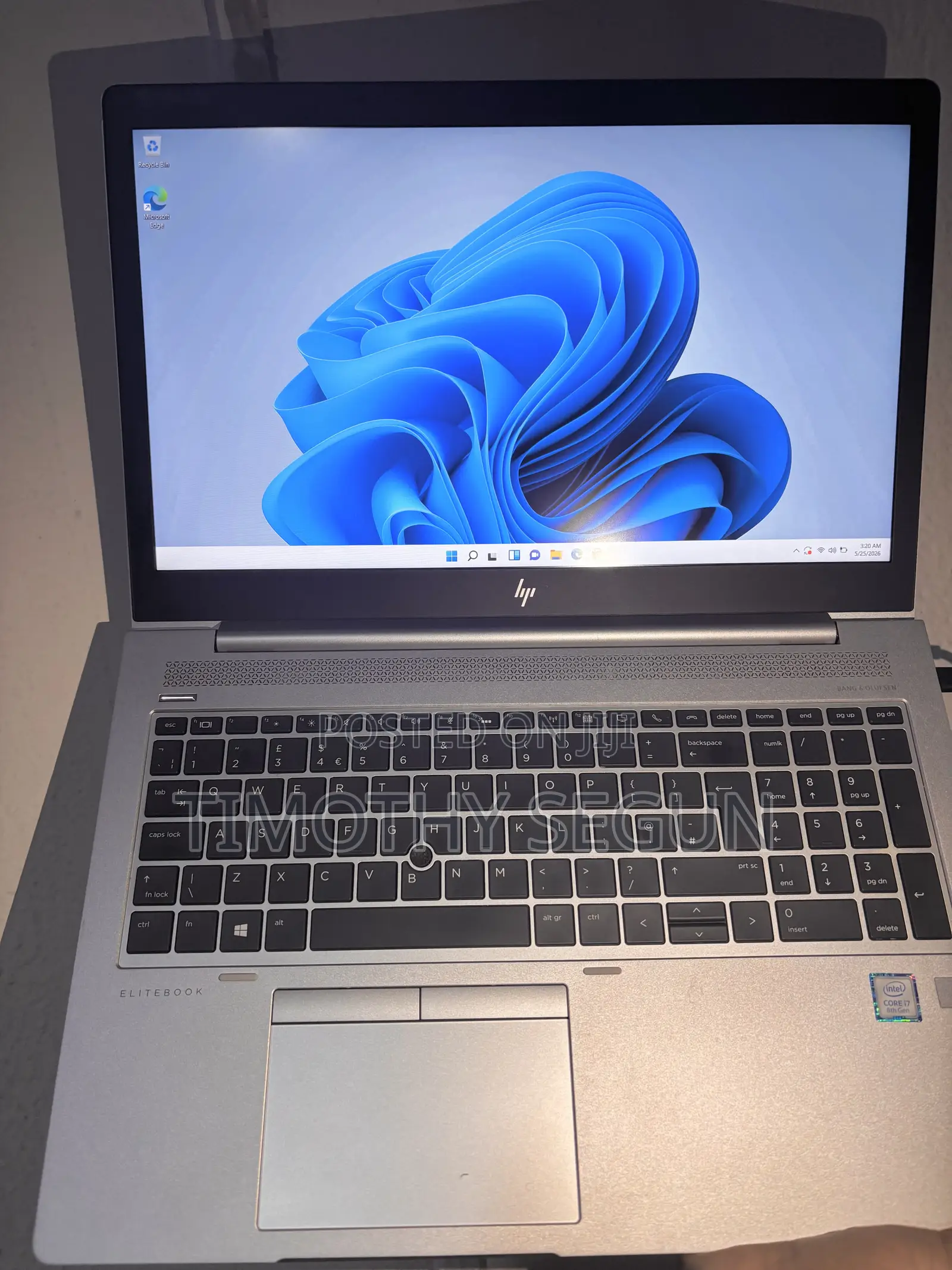 Laptop HP EliteBook 850 G5 8GB Intel Core i7 SSD 256GB