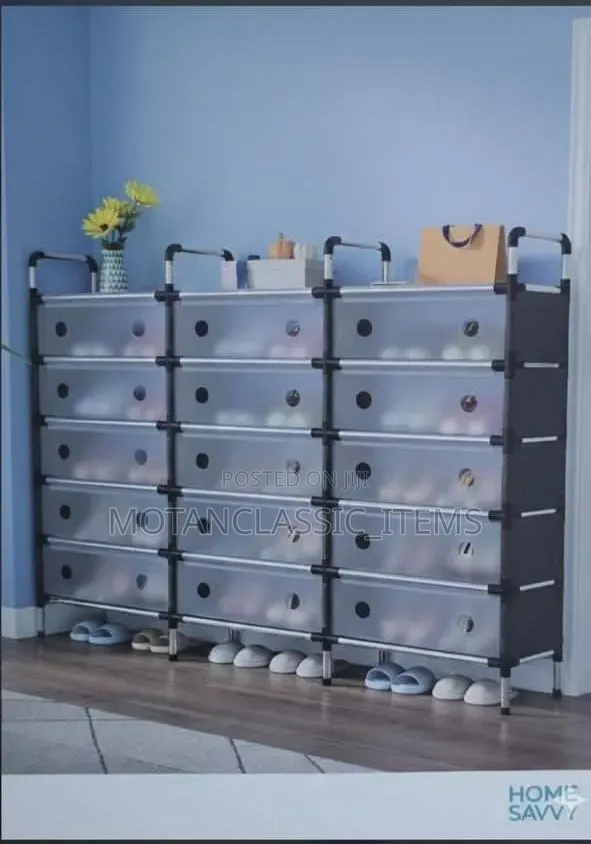 Layers in 3 Phase Shoe Rack With Cover (Big)