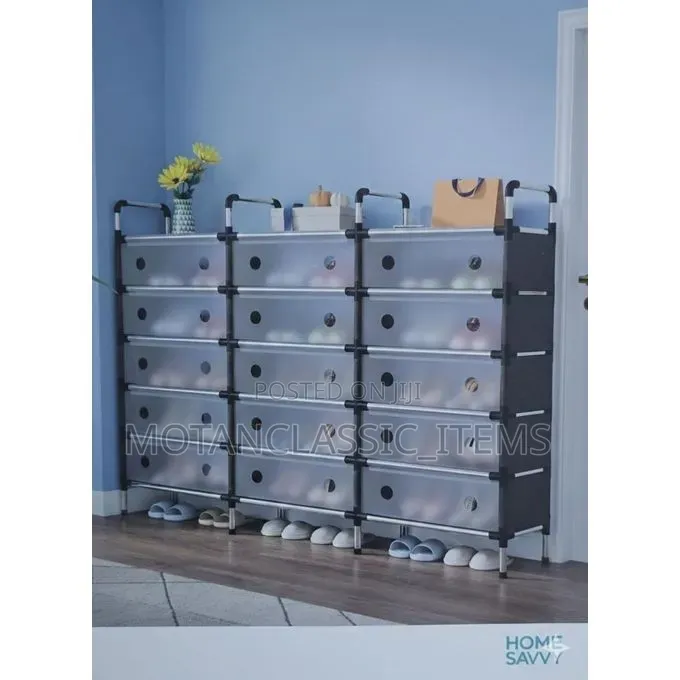 Layers in 3 Phase Shoe Rack With Cover (Big)