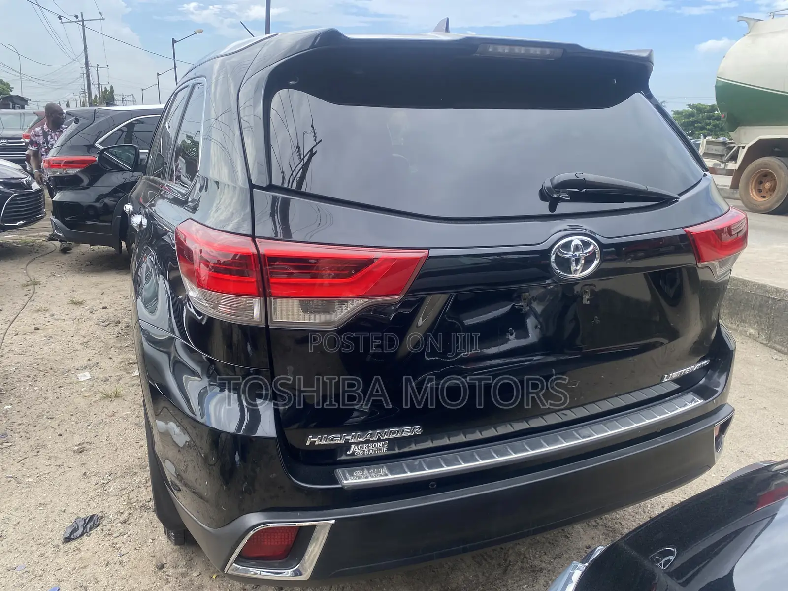 Toyota Highlander Limited 4x4 V6 (3.5L 6cyl 8A) 2018 Black