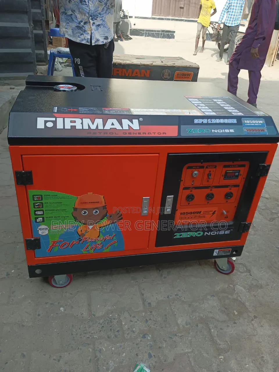 10kva Pure Copper Coil Zero Noise Firman Generator
