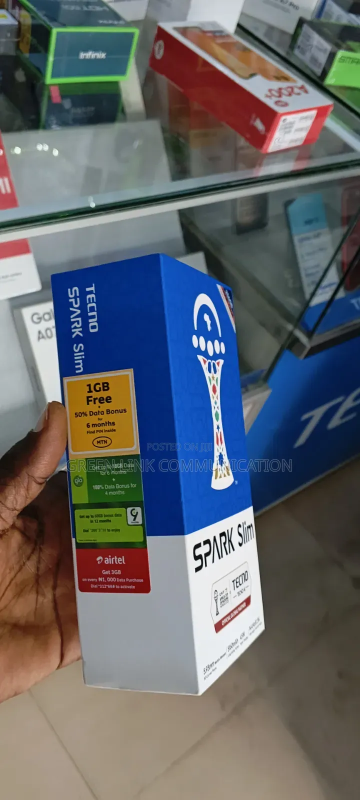New Tecno Spark Slim 256 GB Gray