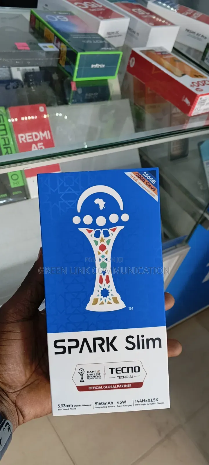 New Tecno Spark Slim 256 GB Gray