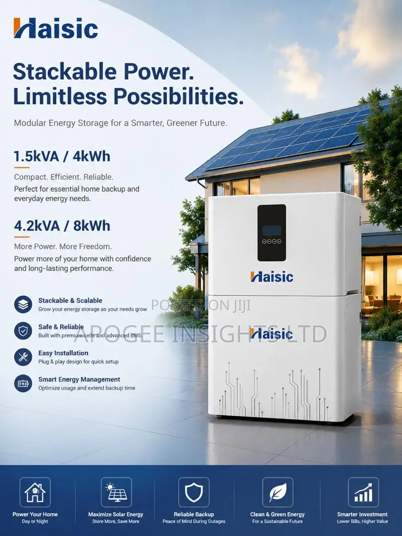 Haisic 4kw All in Solar Generator 1.5kva Hybrid Inverter