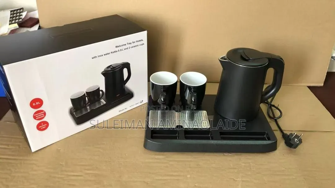 Hotel Tea Tray With Mug and Electric Jug