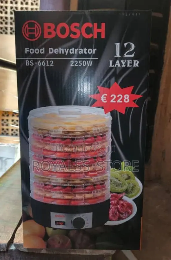 Bosch Food Dehydrator 5 Layer, 8 Layer 12 Layers Food Dehydrator