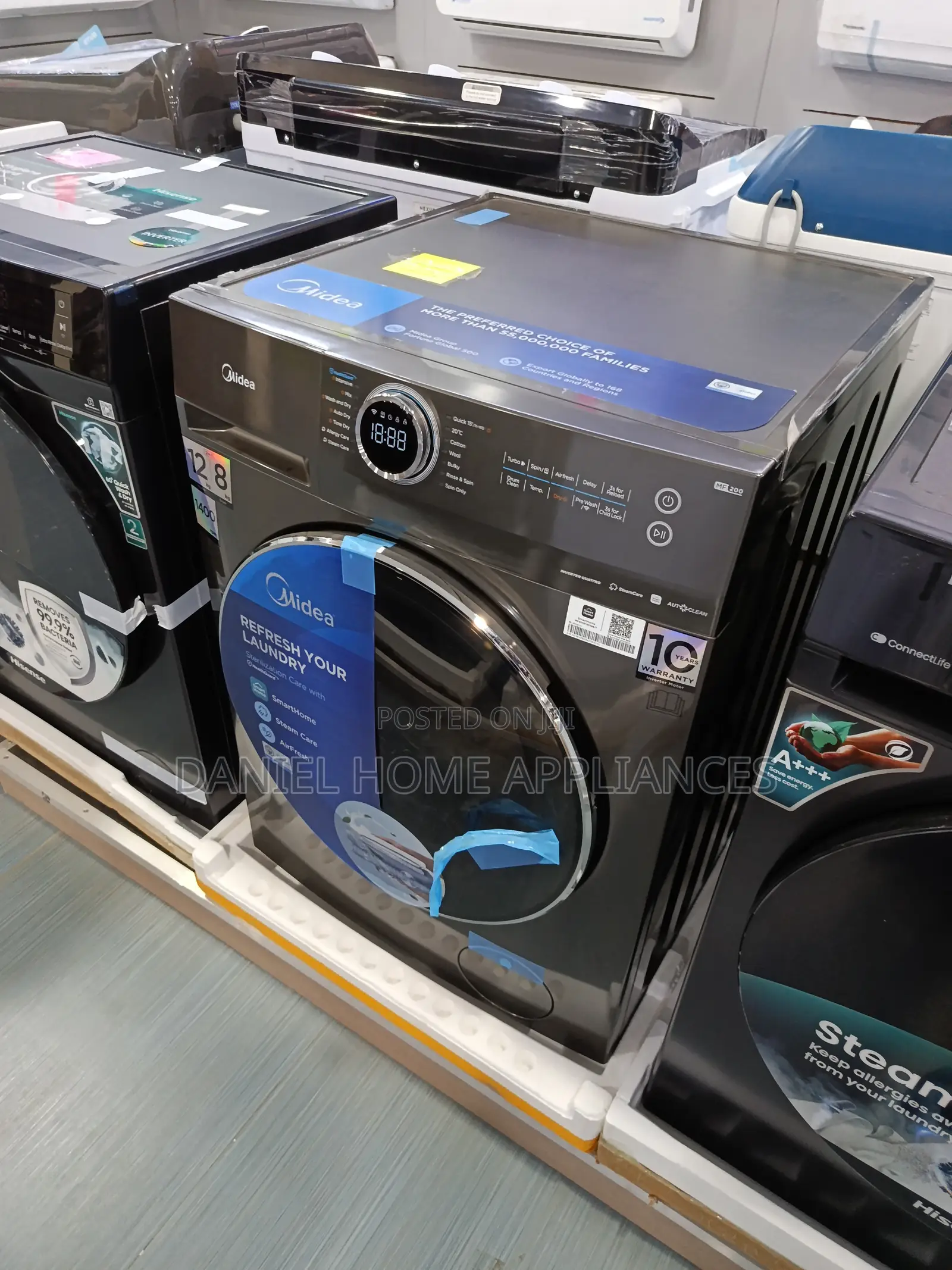 Midea 12kg Inverter Quattro Front Load Washing Machine