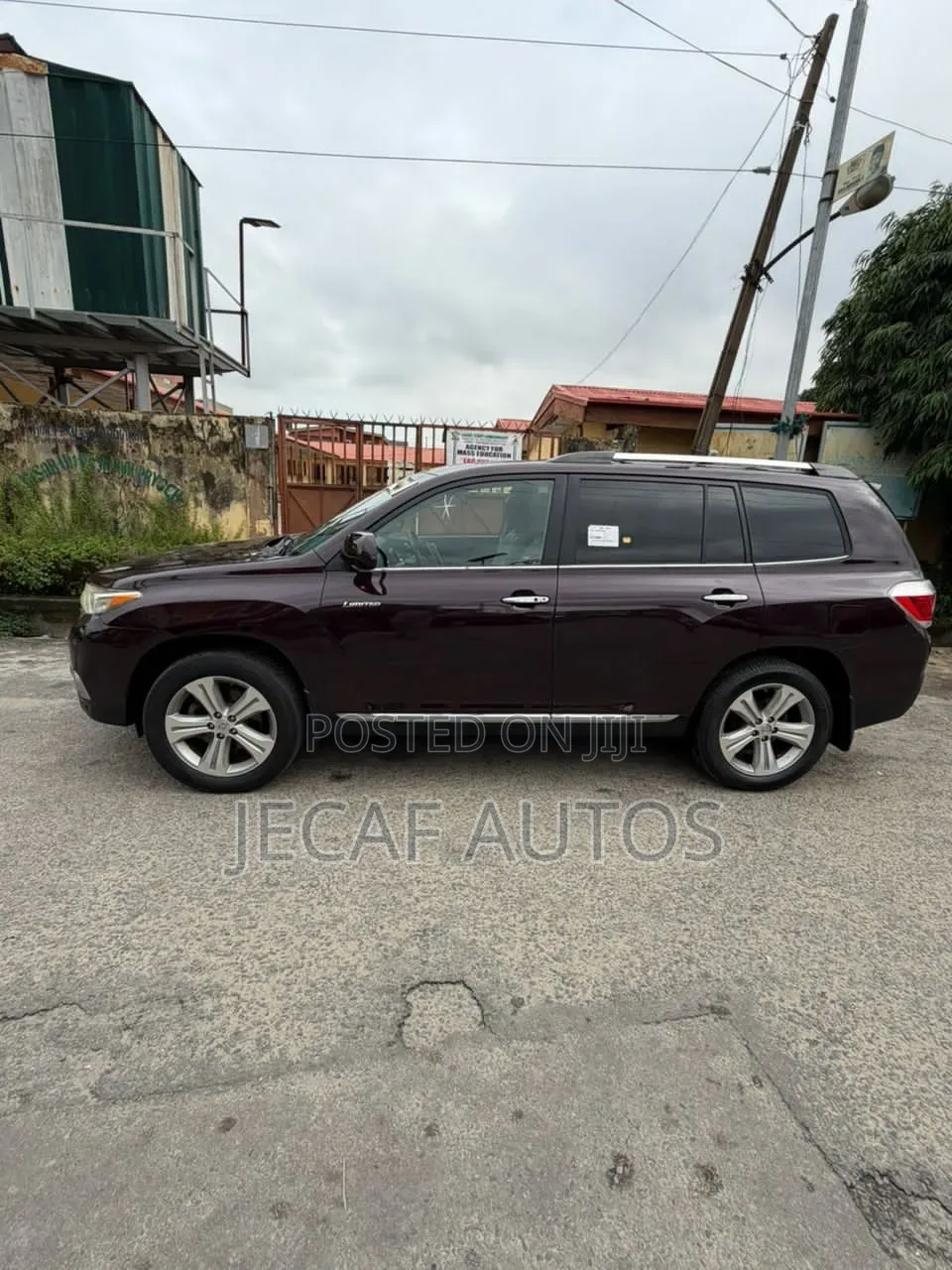 Toyota Highlander Limited 2012 Burgundy
