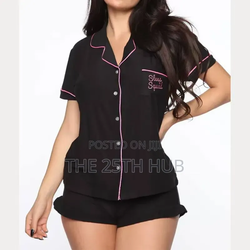 Luxury Soft Button Pyjamas Set for Women