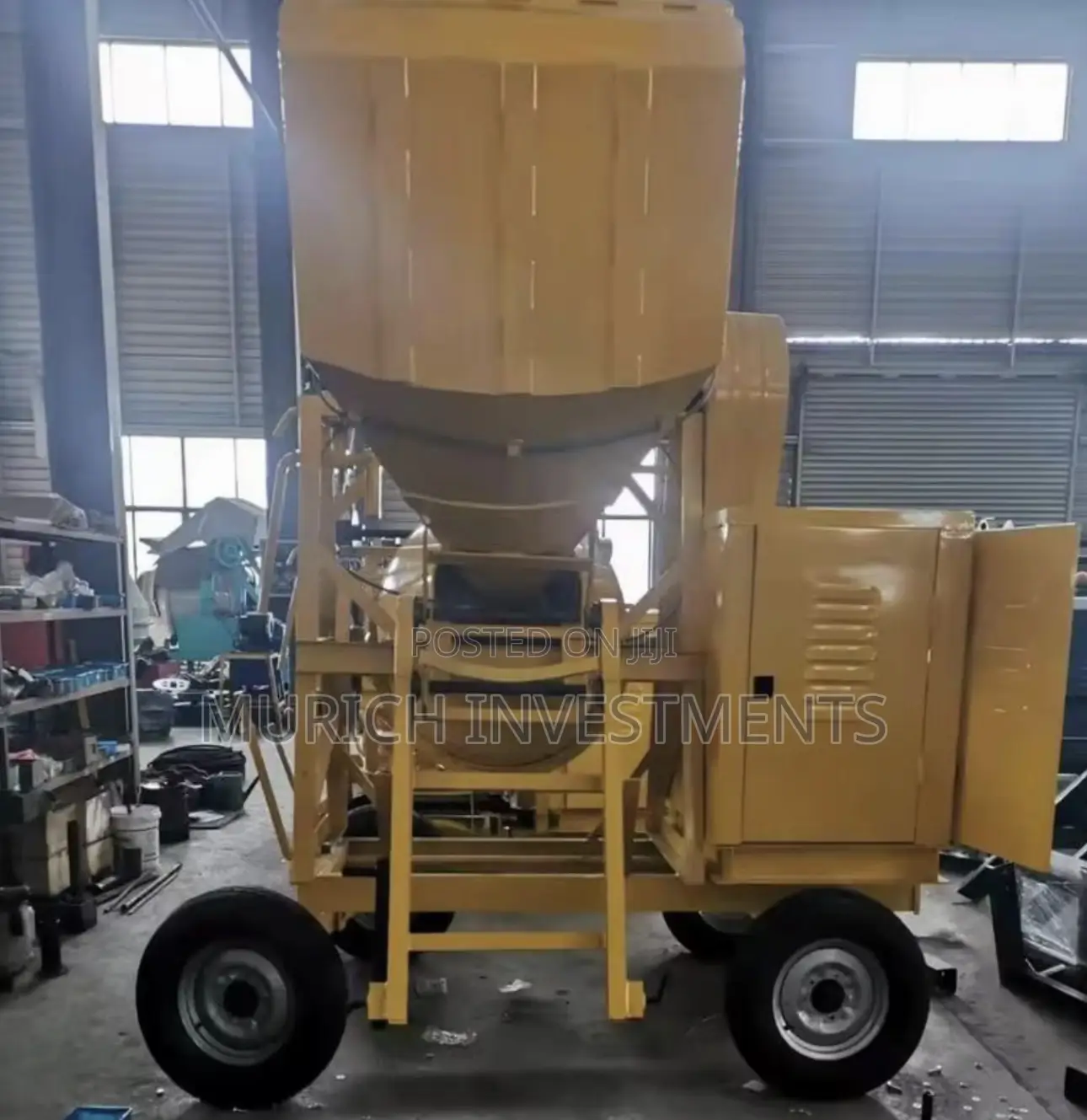Self Loader 510l Concrete Mixer With Bucket ,Winch And Wheel Barrow