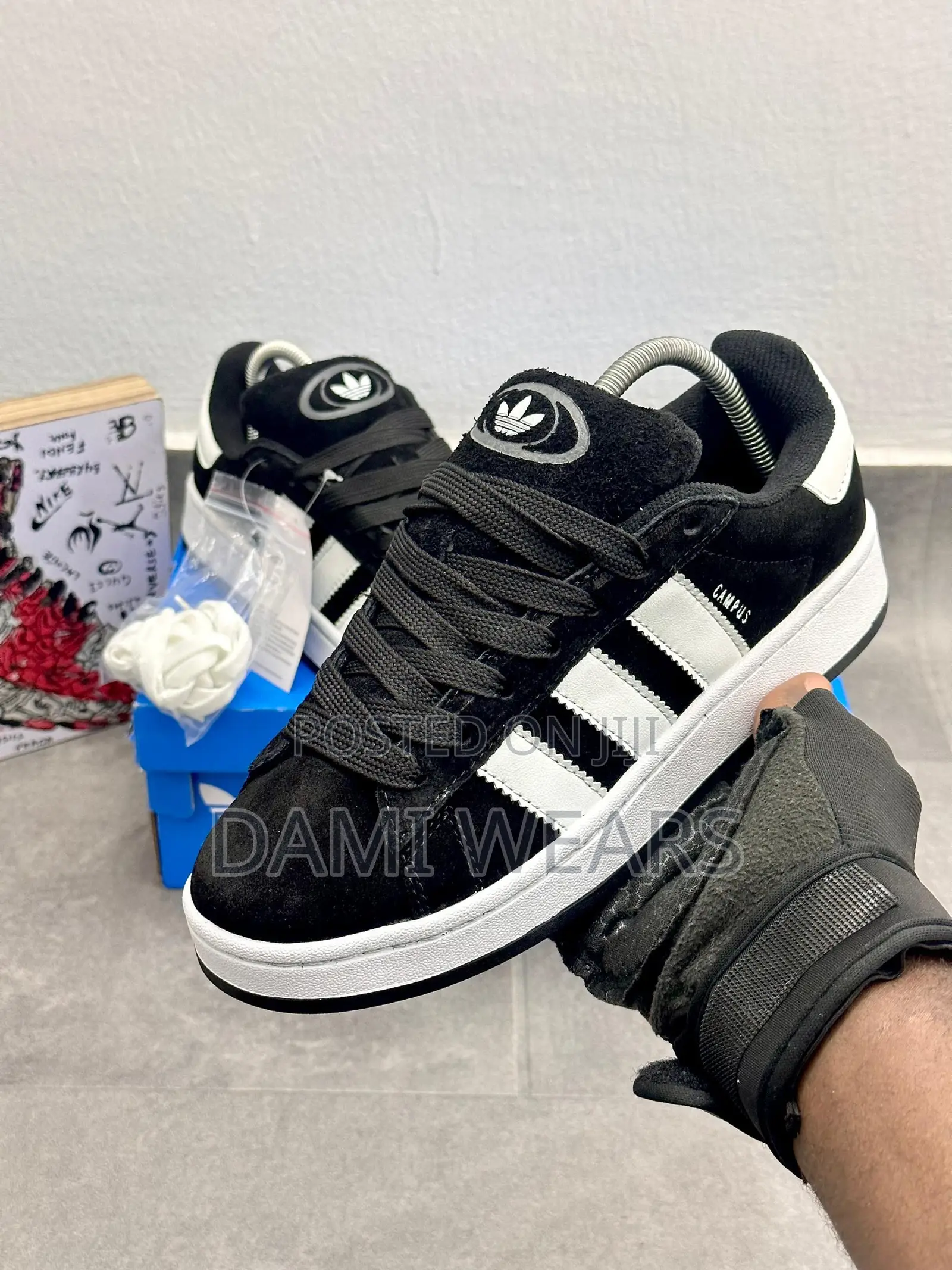 Adidas Campus Core Black Gum